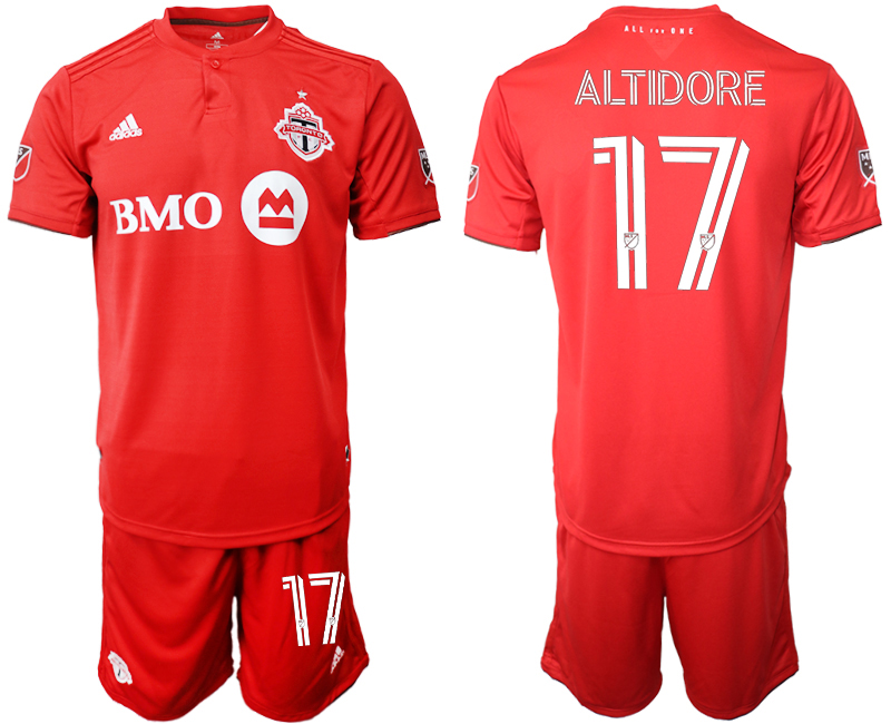 Men 2020-2021 club Toronto FC home #17 red Soccer Jerseys